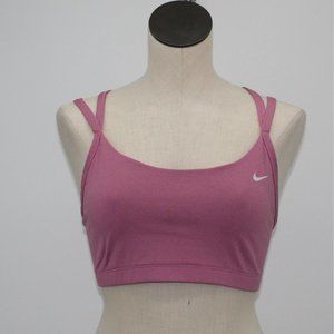 Nike Pink Strappy Razorback Dri Fit Sports Bra Size Large